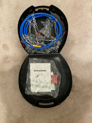 König XG-12 245 Pro Snow Chains for SUV's, Van and Motorhomes (Like New Pair)
