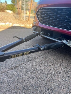 Blue Ox BX4370 Ascent Tow Bar rated for 7500lbs