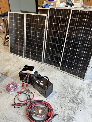 400 Watts Solar Panel Kit with Batteries