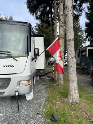 02 Flag , pole and holder mounted.JPG