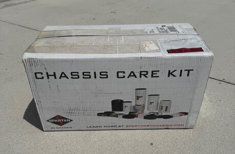 A Spartan chassis care kit for a 2022 Newmar Mountain Aire with a 500 hp engine.
