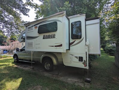 2017 Lance 1172 Truck Camper and 2012 Ford 350