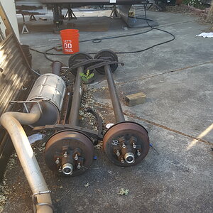 Junk axles and brakes